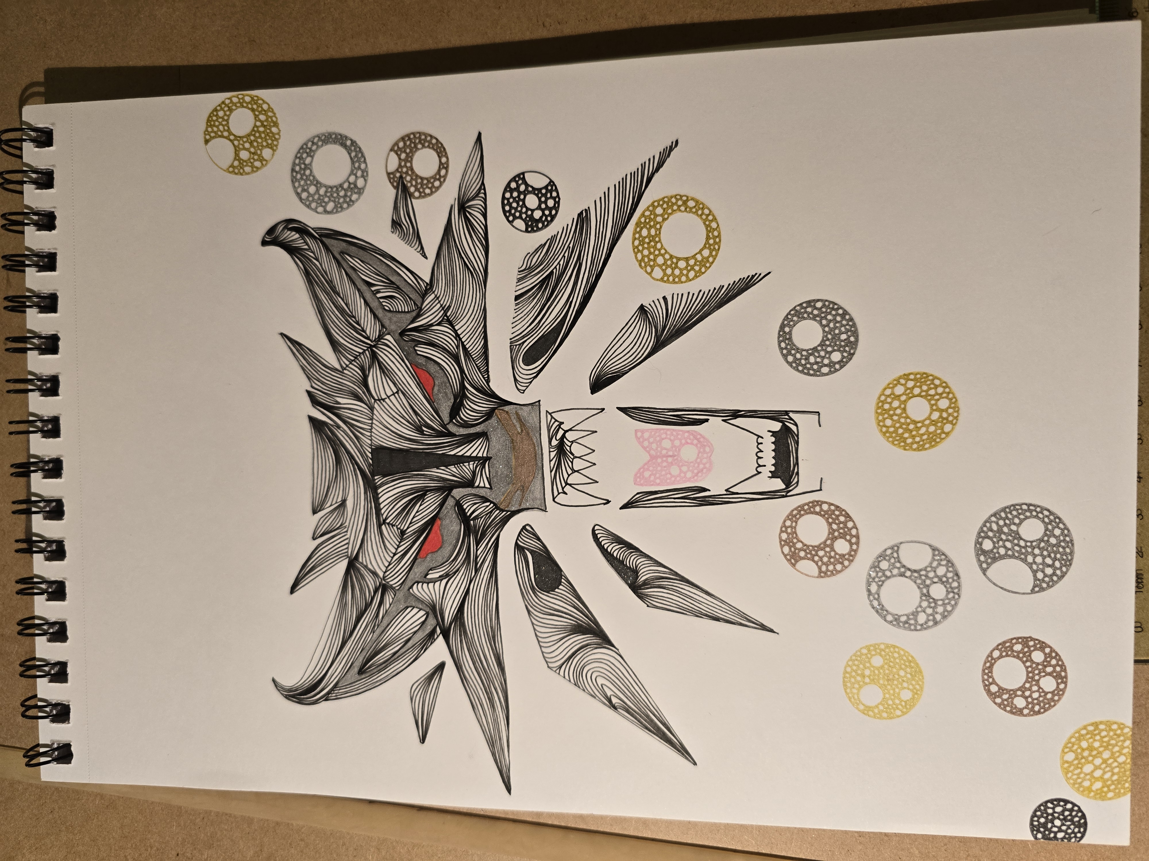 Illustration abstraite doodleidoo