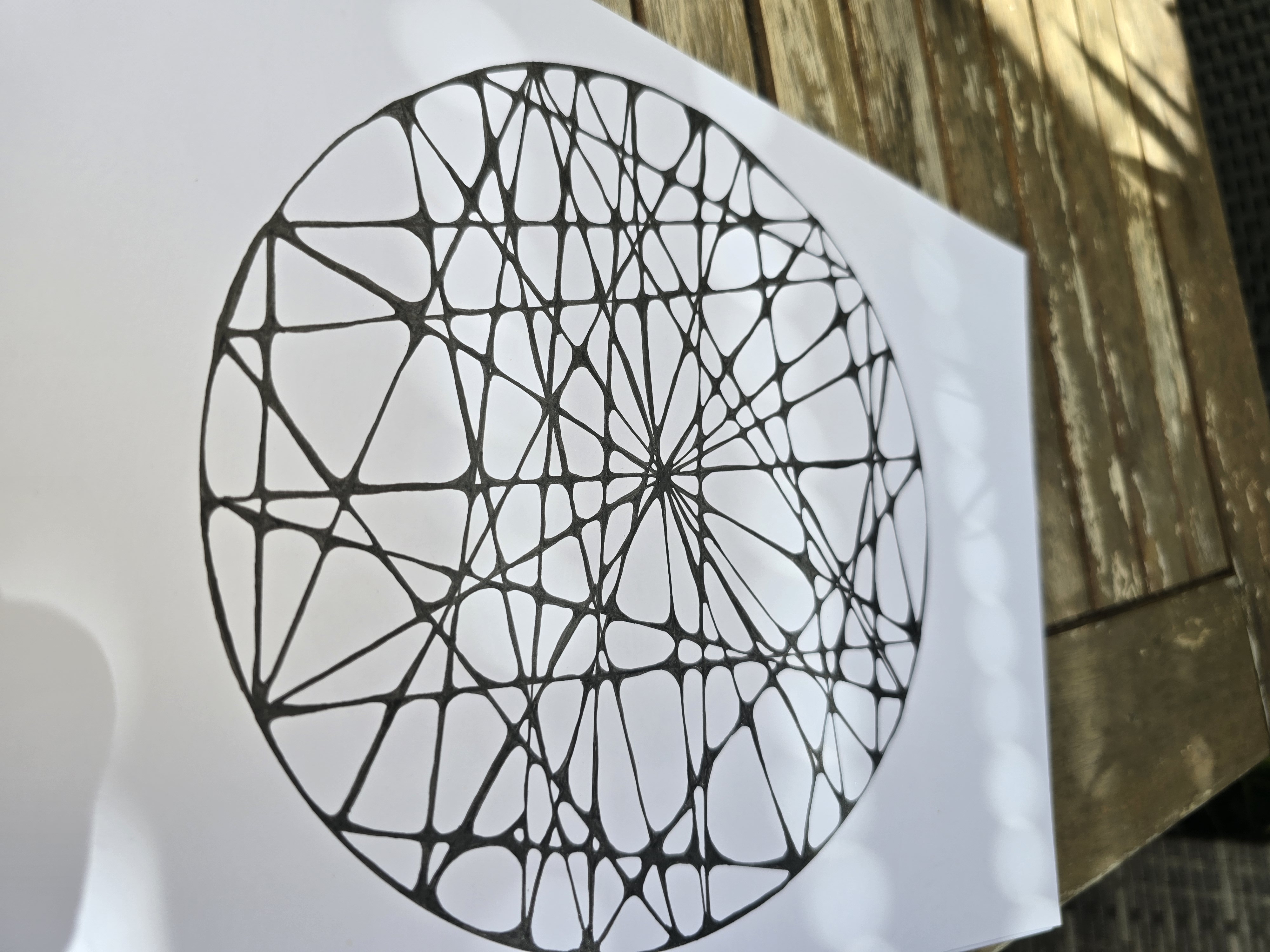 Illustration abstraite doodleidoo