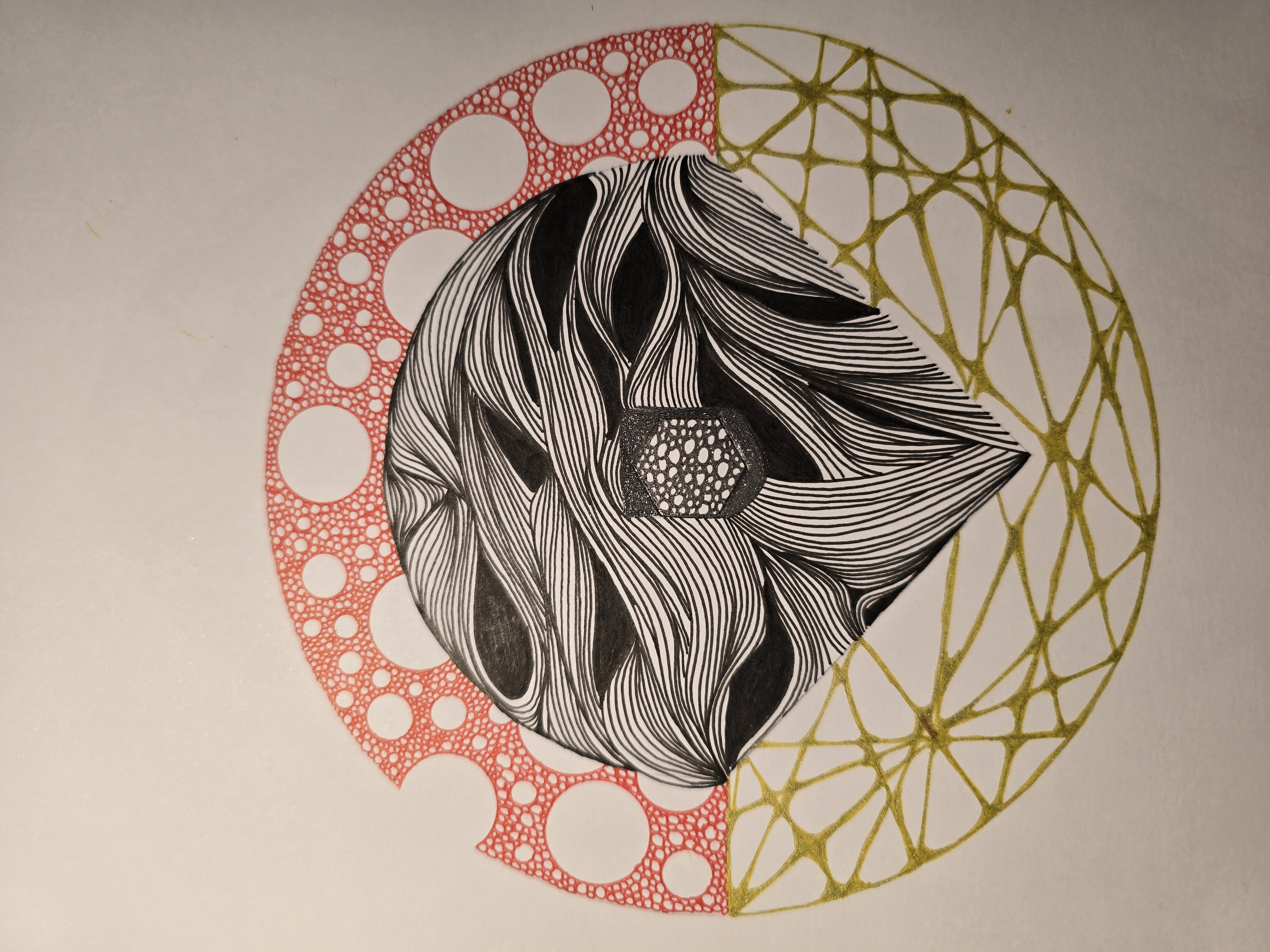 Illustration abstraite doodleidoo