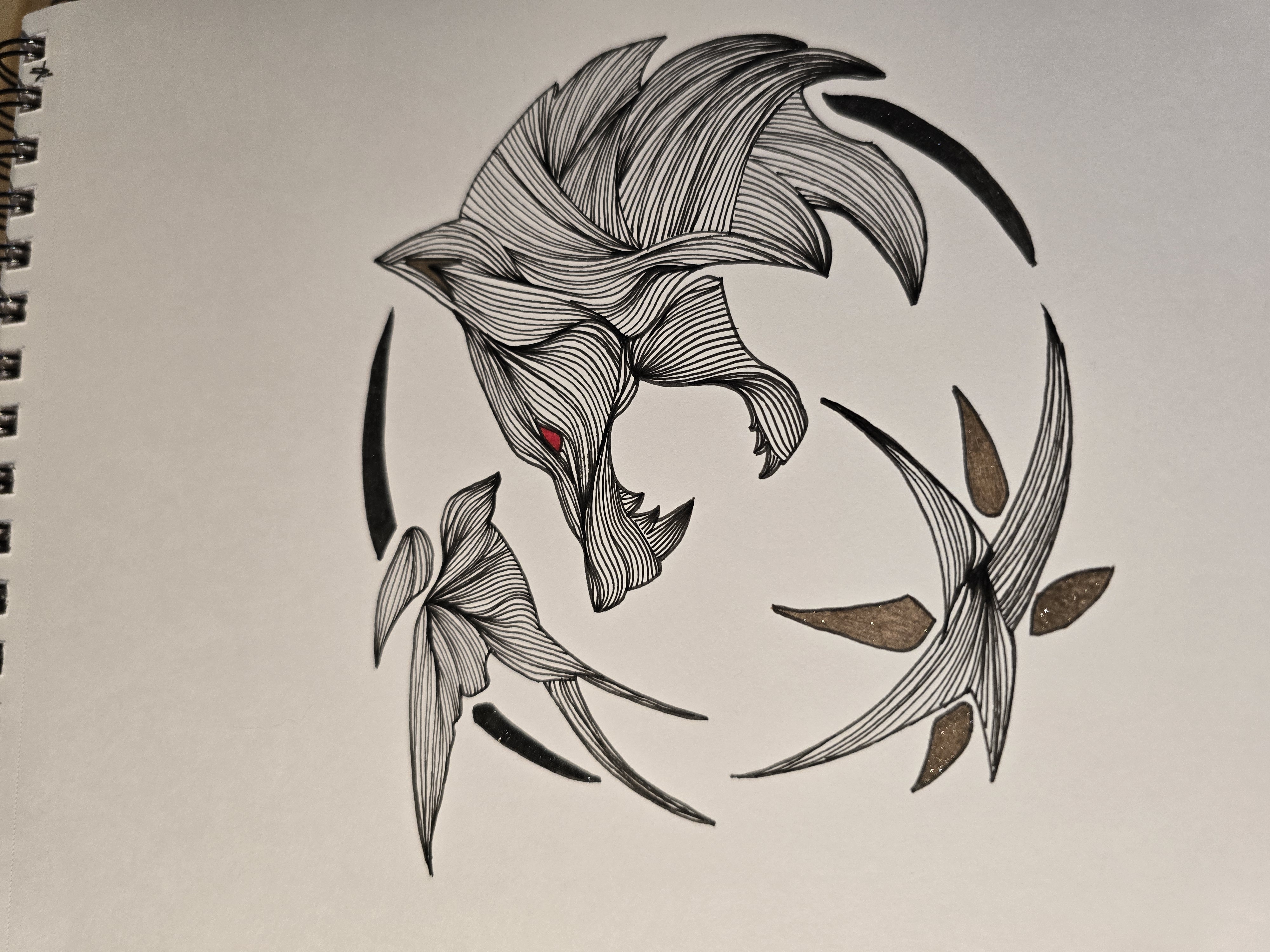 Illustration abstraite doodleidoo